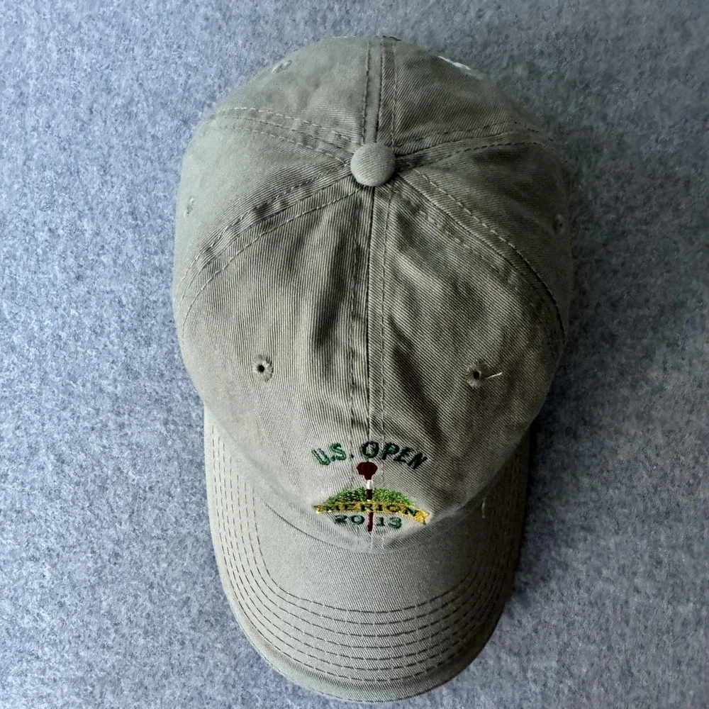 2013 U.S. Open Merion Hat Cap Strap Back Mens One Size Beige Golf USGA Member